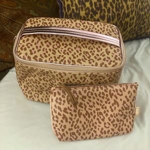 [ FINAL price ] Ipsy Leopard Bag Set
